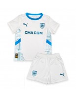 Olympique de Marseille Domácí dres pro děti 2024-25 Krátký Rukáv (+ trenýrky)